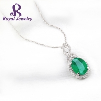 皇家珠宝 优选天然椭圆形哥伦比亚祖母绿