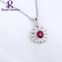 皇家珠宝 优选天然椭圆形缅甸红宝石